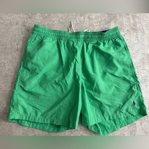 Polo, Ralph Lauren Men’s Active Shorts, Green Us Size L‎